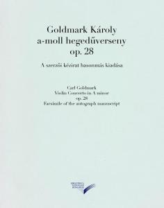 Goldmark Károly a-moll hegedűverseny op. 28. 