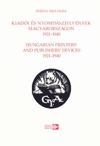 Kiadói és nyomdászjelvények Magyarországon 1921–1940