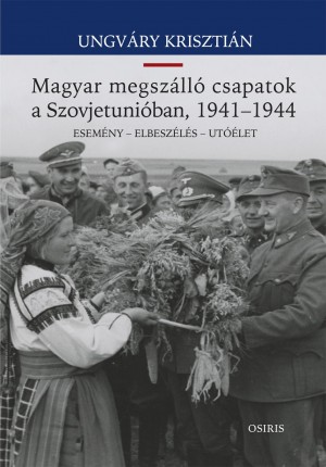 Katonák és egy népviseletet viselő nő - a kötet borítója