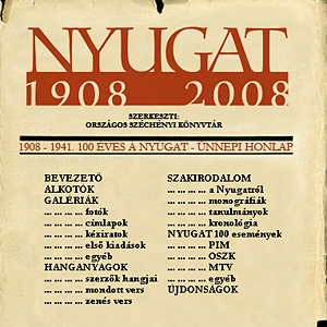 Career profiles and documents of the authors of Nyugat from NSZL’s collection